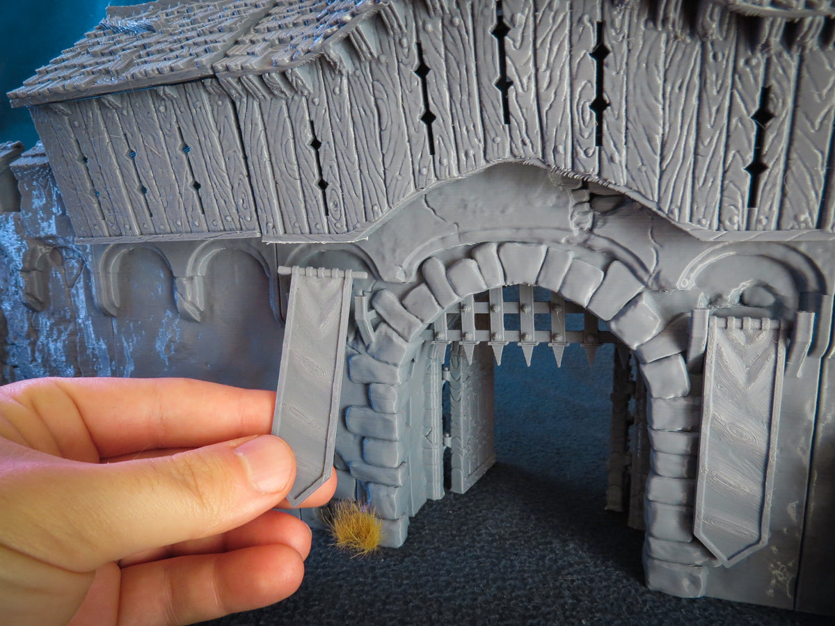 Modular Walls and Gate | D&D Terrain