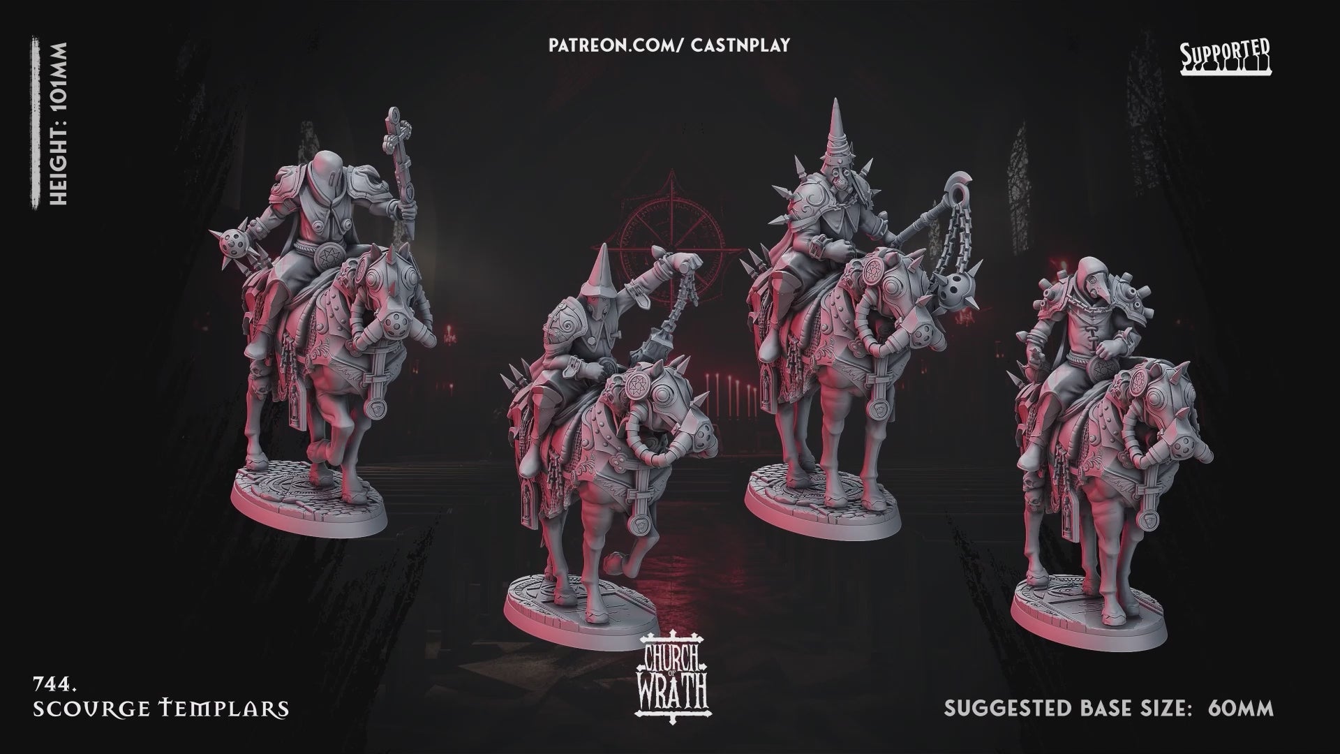 Scourge Templars | Cultist Miniature