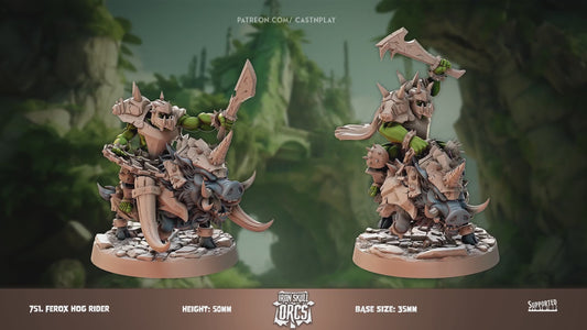 Ferox Hog Rider Orcs | Iron Skull Orcs