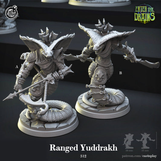 Ranged Yuddrakh | RPG Miniature for Dungeons and Dragons|Pathfinder|Tabletop Wargaming | Miniature | Cast N Play