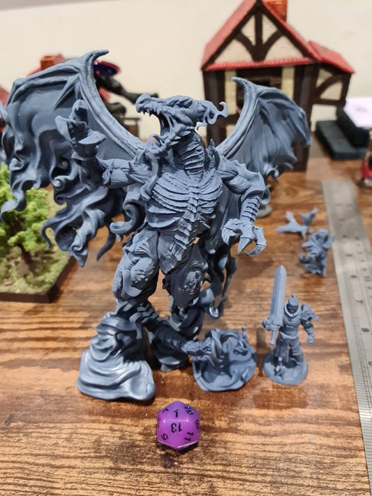 Dragon Specter | RPG Miniature for Dungeons and Dragons|Pathfinder|Tabletop Wargaming | Dragon Miniature | Cast N Play