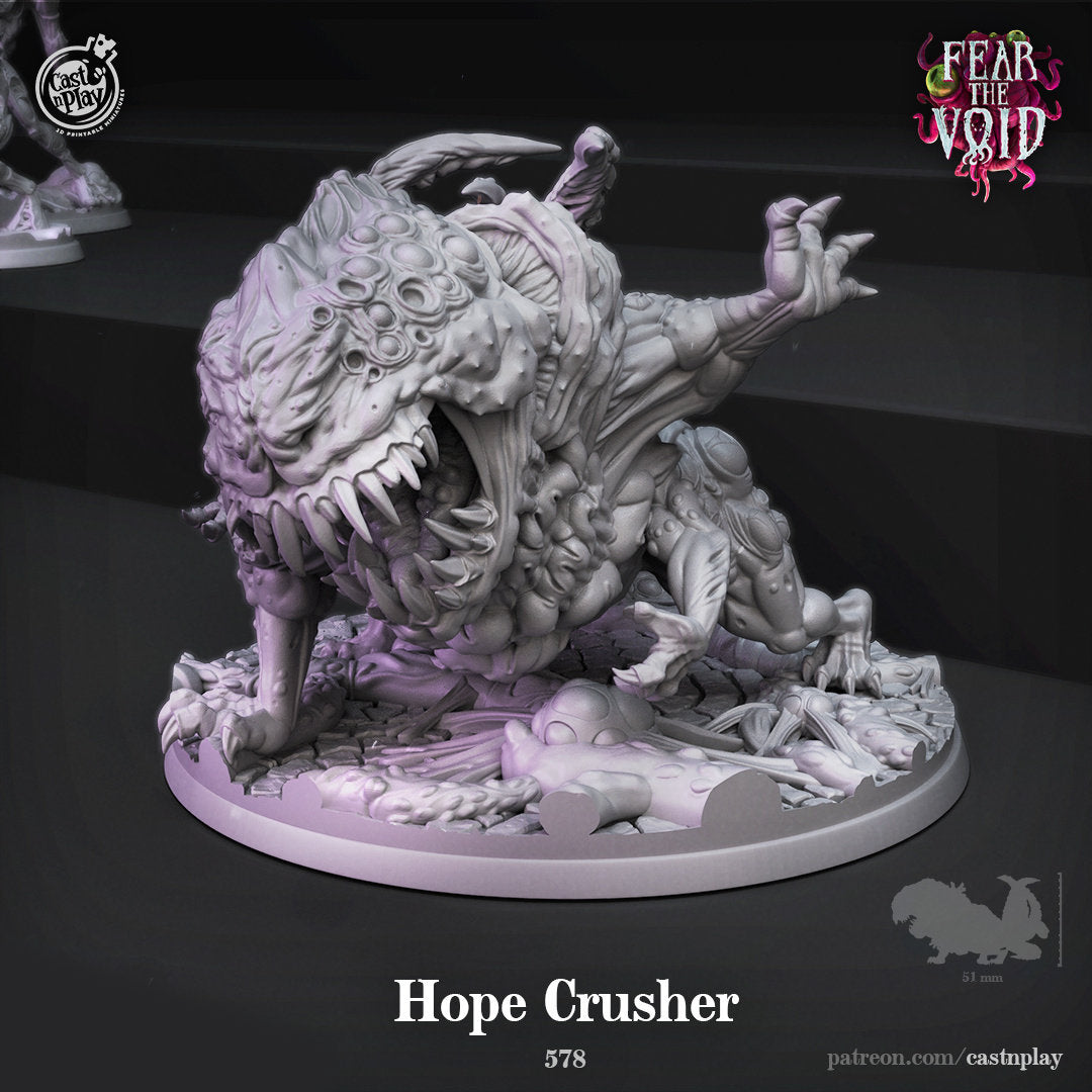 Hope Crusher | RPG Miniature for Dungeons and Dragons|Pathfinder|Tabletop Wargaming | Monster Miniature | Cast N Play