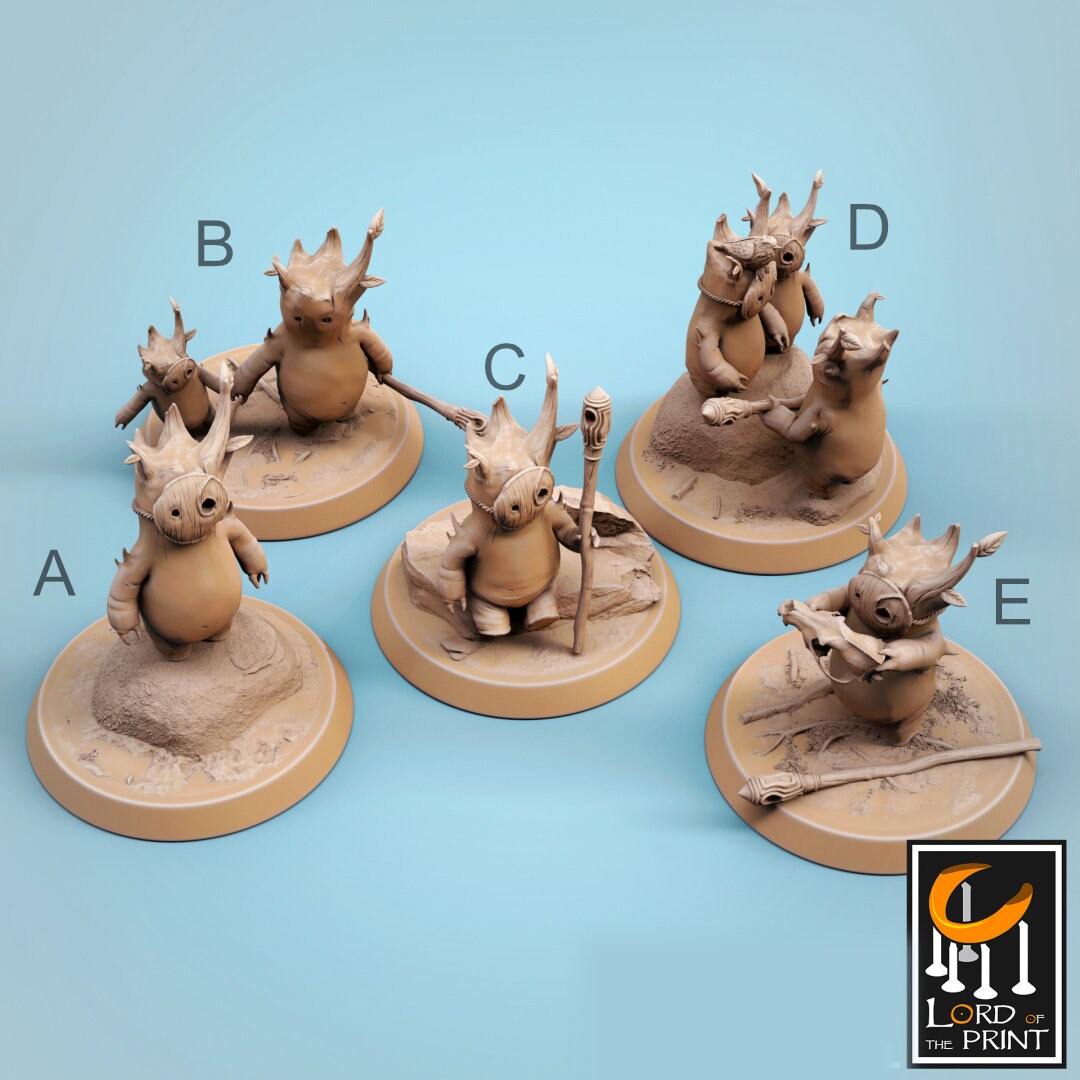 Forest Spirits | RPG Miniature for Dungeons and Dragons|Pathfinder|Tabletop | Fey Miniature | Lord of the Print