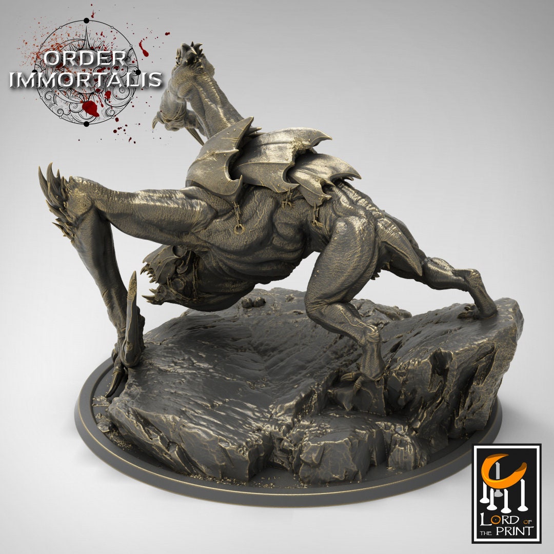 Crawling Bat | RPG Miniature for Dungeons and Dragons|Pathfinder|Tabletop Wargaming | Monster Miniature | Lord of the Print
