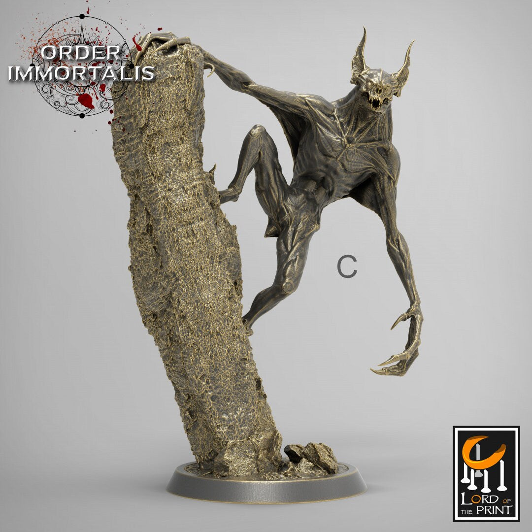 Imperfect Vampire | RPG Miniature for Dungeons and Dragons|Pathfinder|Tabletop Wargaming | Vampire Miniature | Lord of the Print