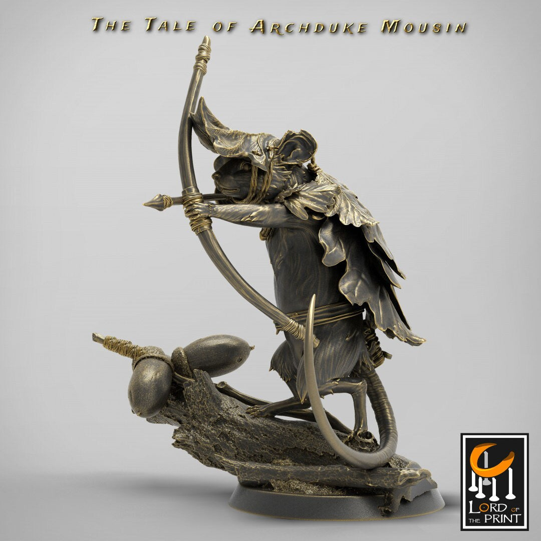 Mouse Characters | RPG Miniature for Dungeons and Dragons|Pathfinder|Tabletop Wargaming | Humanoid Miniature | Lord of the Print