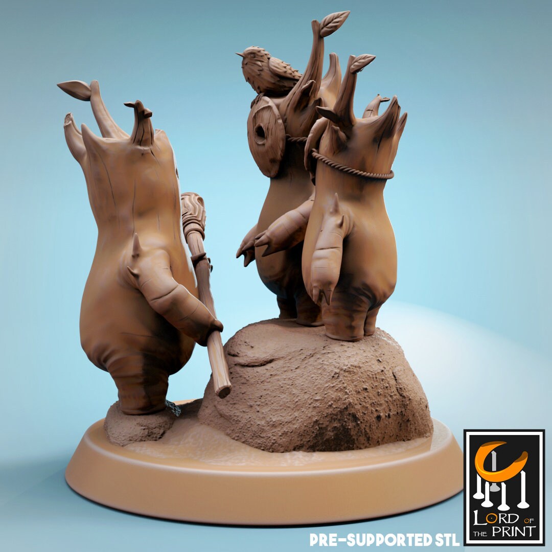 Forest Spirits | RPG Miniature for Dungeons and Dragons|Pathfinder|Tabletop | Fey Miniature | Lord of the Print