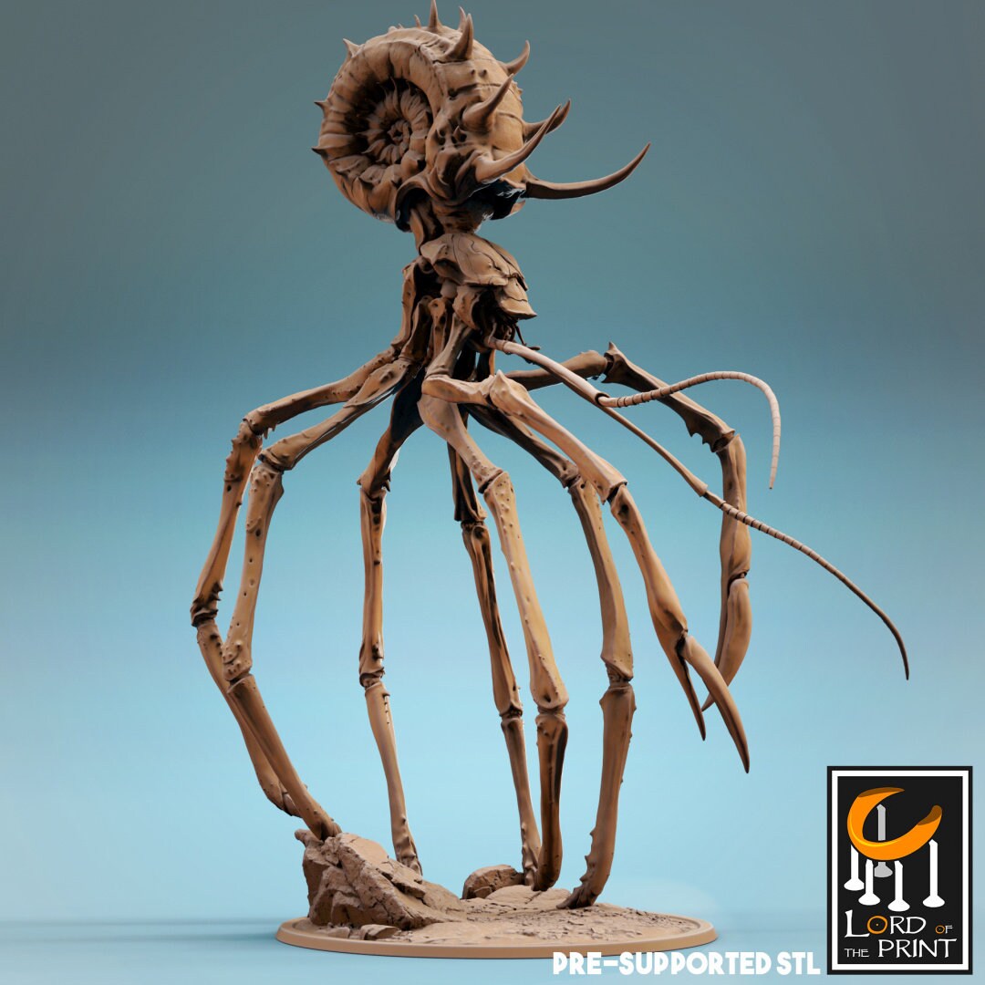 Crab Wader | RPG Miniature for Dungeons and Dragons|Pathfinder|Tabletop Wargaming | Mounted Miniature | Lord of the Print