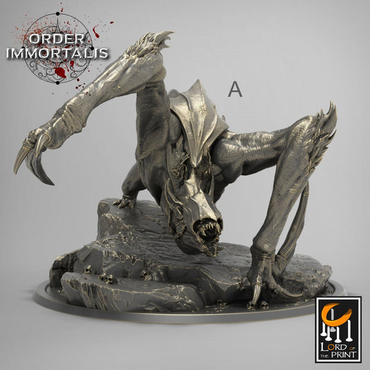 Crawling Bat | RPG Miniature for Dungeons and Dragons|Pathfinder|Tabletop Wargaming | Monster Miniature | Lord of the Print