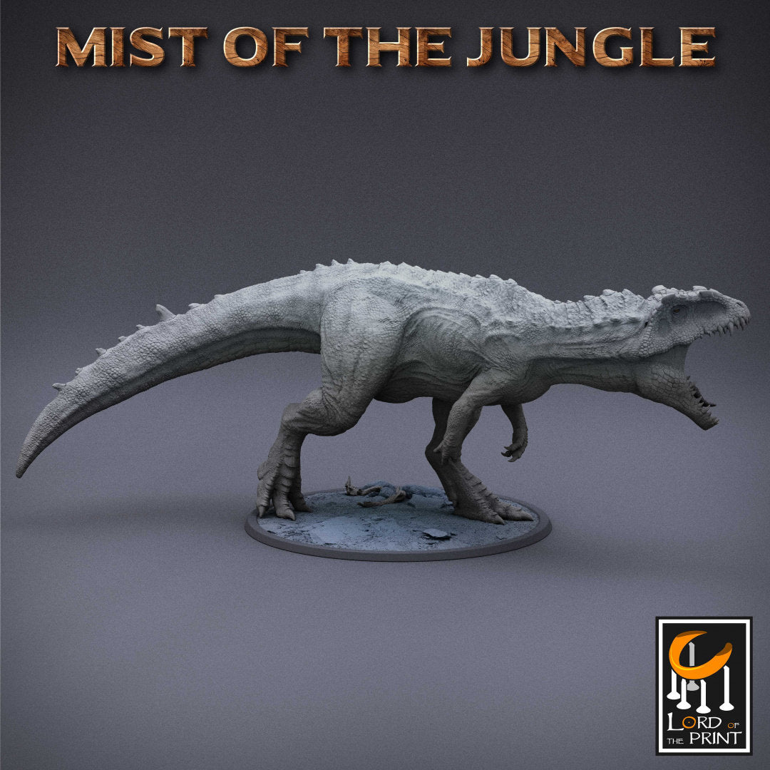 Giganotosaurus Bonebreaker | RPG Miniature for Dungeons and Dragons|Pathfinder|Tabletop Wargaming | Dinosaur Miniature | Lord of the Print