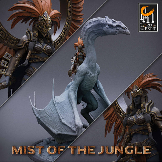 Amazon General | RPG Miniature for Dungeons and Dragons|Pathfinder|Tabletop Wargaming | Dinosaur Miniature | Lord of the Print