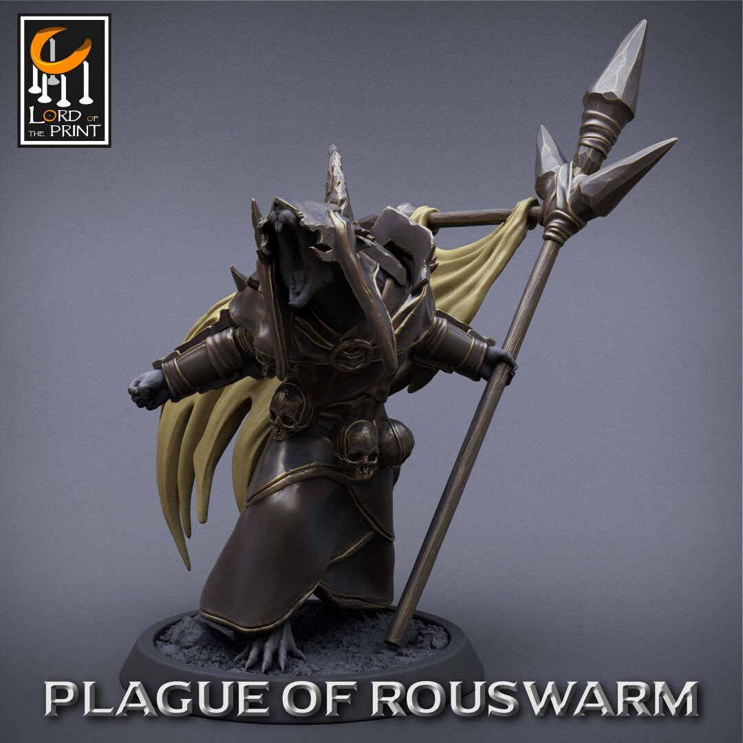 Rat Support | RPG Miniature for Dungeons and Dragons|Pathfinder|Tabletop Wargaming | Humanoid Miniature | Lord of the Print