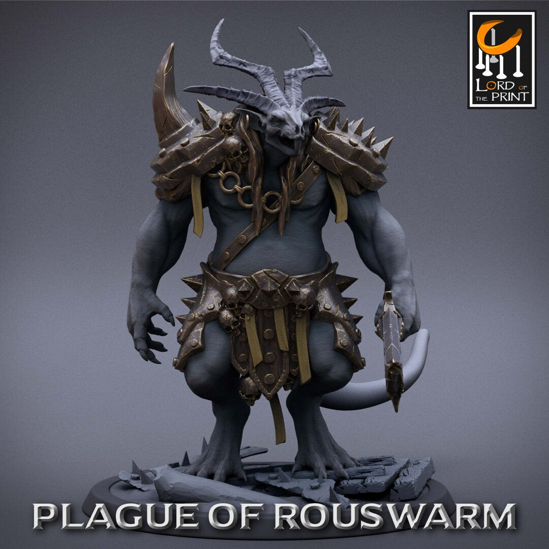 Heavy Rats | RPG Miniature for Dungeons and Dragons|Pathfinder|Tabletop Wargaming | Humanoid Miniature | Lord of the Print