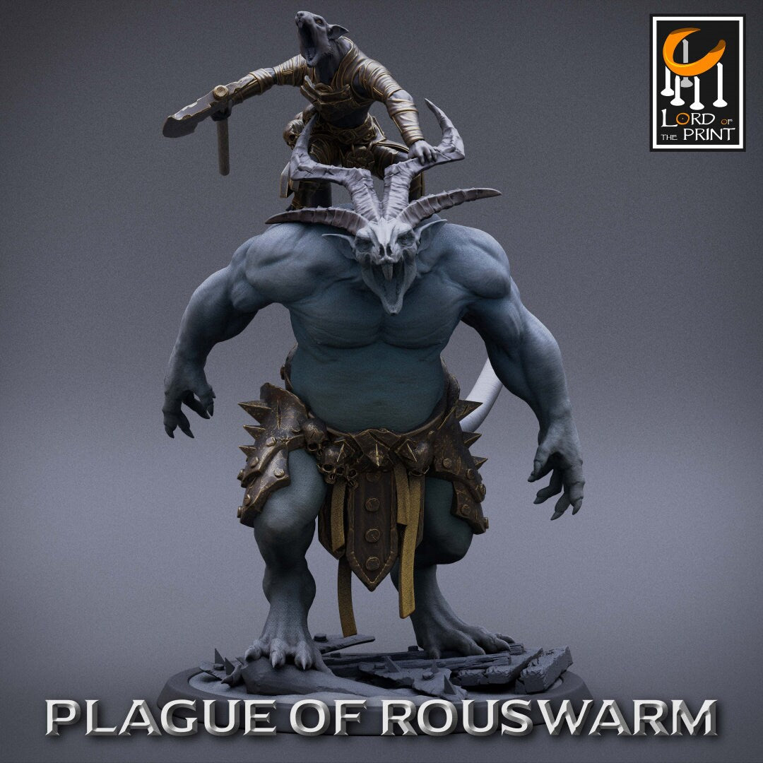 Heavy Rats | RPG Miniature for Dungeons and Dragons|Pathfinder|Tabletop Wargaming | Humanoid Miniature | Lord of the Print
