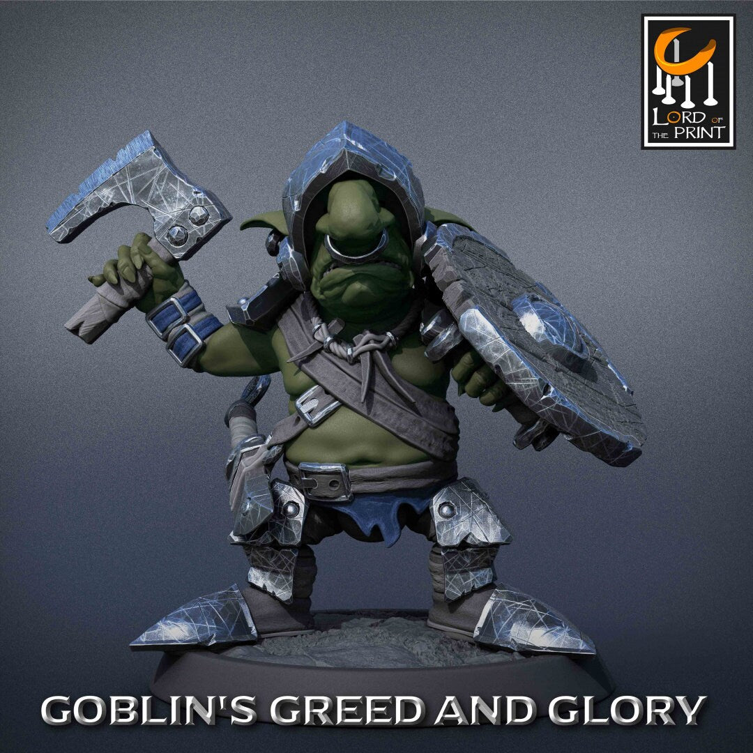 Goblin Warriors | RPG Miniature for Dungeons and Dragons|Pathfinder|Tabletop Wargaming | Goblin Miniature | Lord of the Print