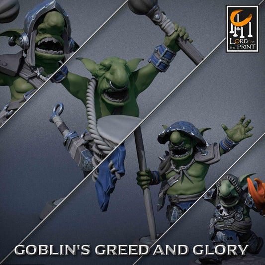 Goblin Support | RPG Miniature for Dungeons and Dragons|Pathfinder|Tabletop Wargaming | Goblin Miniature | Lord of the Print