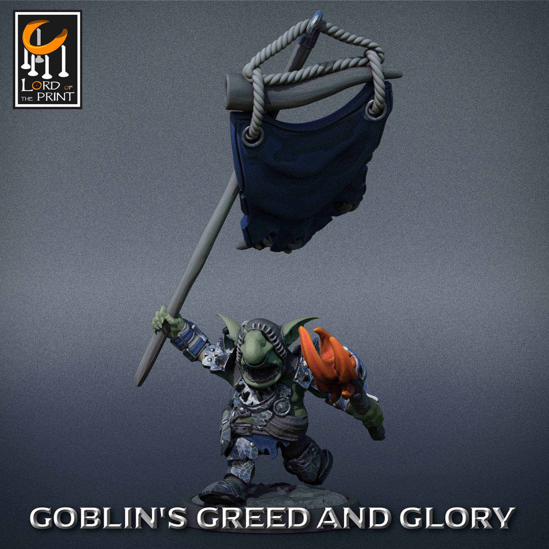 Goblin Support | RPG Miniature for Dungeons and Dragons|Pathfinder|Tabletop Wargaming | Goblin Miniature | Lord of the Print