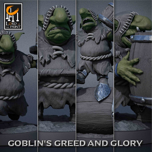 Goblin Monks A | RPG Miniature for Dungeons and Dragons|Pathfinder|Tabletop Wargaming | Goblin Miniature | Lord of the Print