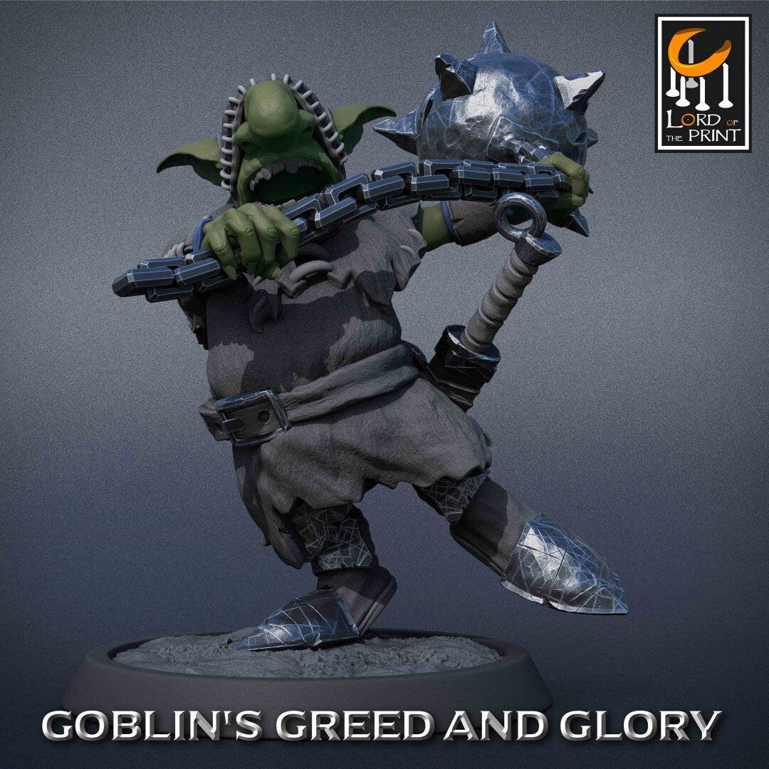 Goblin Monks B | RPG Miniature for Dungeons and Dragons|Pathfinder|Tabletop Wargaming | Goblin Miniature | Lord of the Print