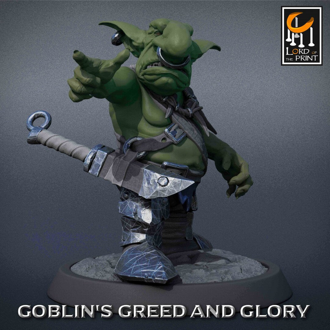 Goblins | RPG Miniature for Dungeons and Dragons|Pathfinder|Tabletop Wargaming | Goblin Miniature | Lord of the Print