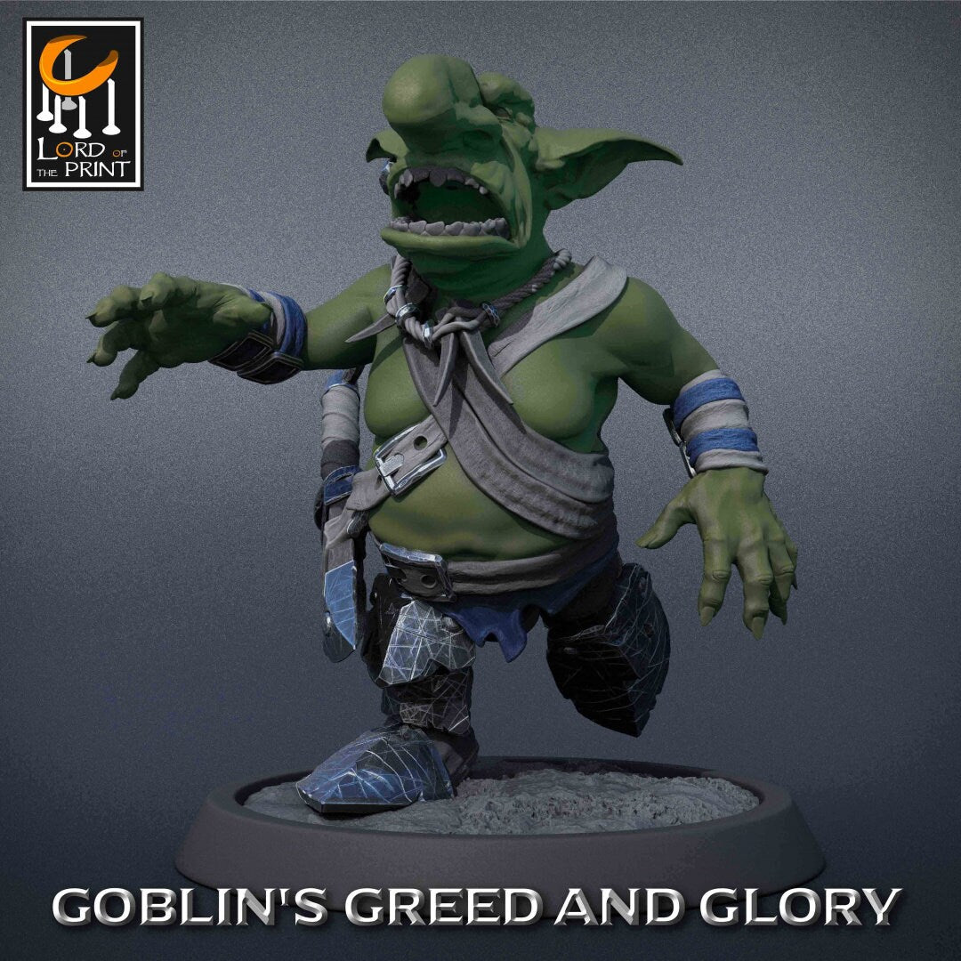 Goblins | RPG Miniature for Dungeons and Dragons|Pathfinder|Tabletop Wargaming | Goblin Miniature | Lord of the Print