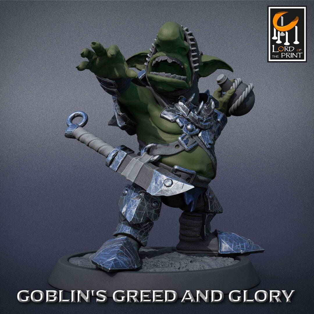 Goblin Alchemists | RPG Miniature for Dungeons and Dragons|Pathfinder|Tabletop Wargaming | Goblin Miniature | Lord of the Print