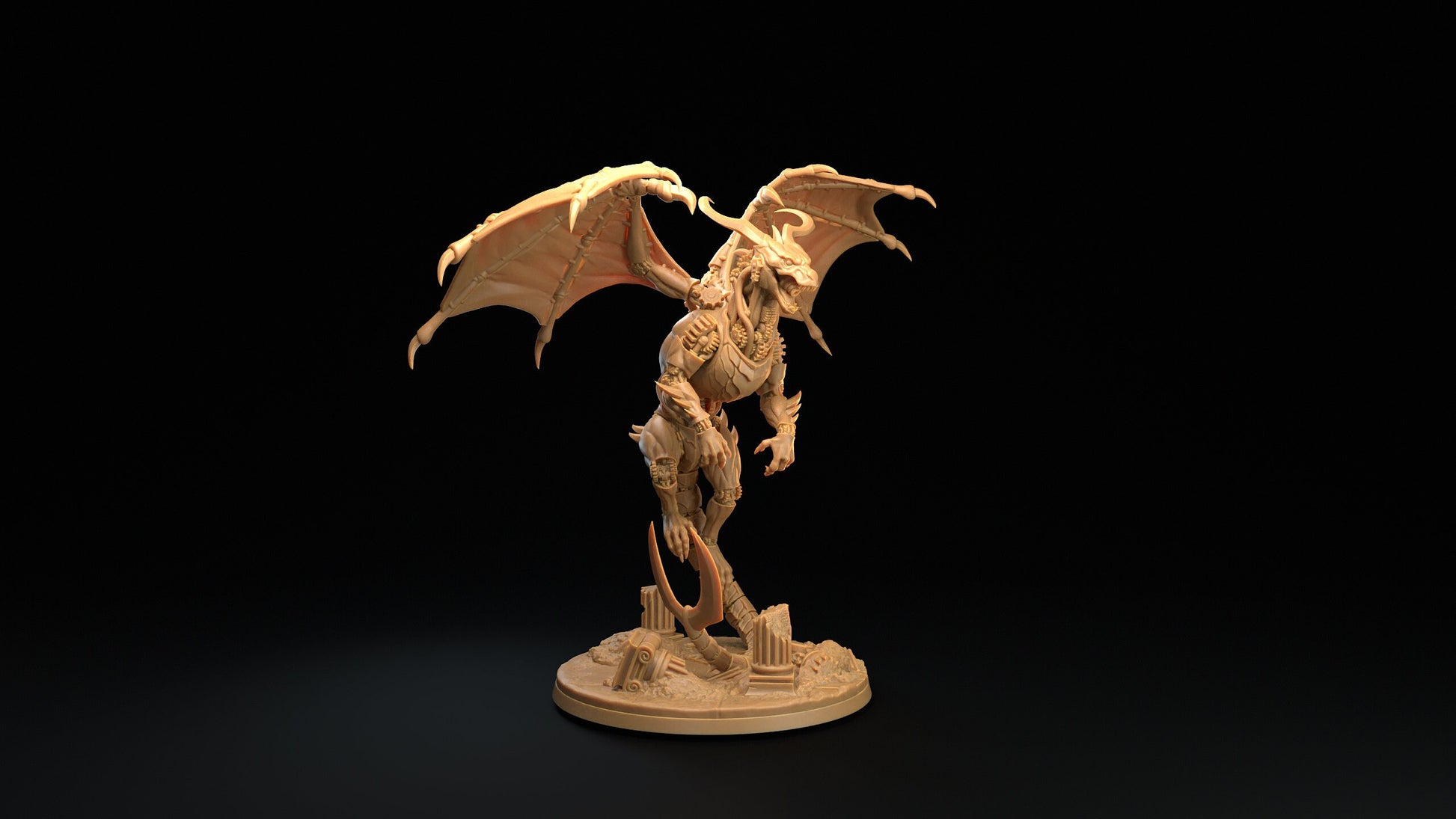 Draco Inevitis | RPG Miniature for Dungeons and Dragons|Pathfinder|Tabletop Wargaming | Dragon Miniature | Dragon Trappers Lodge