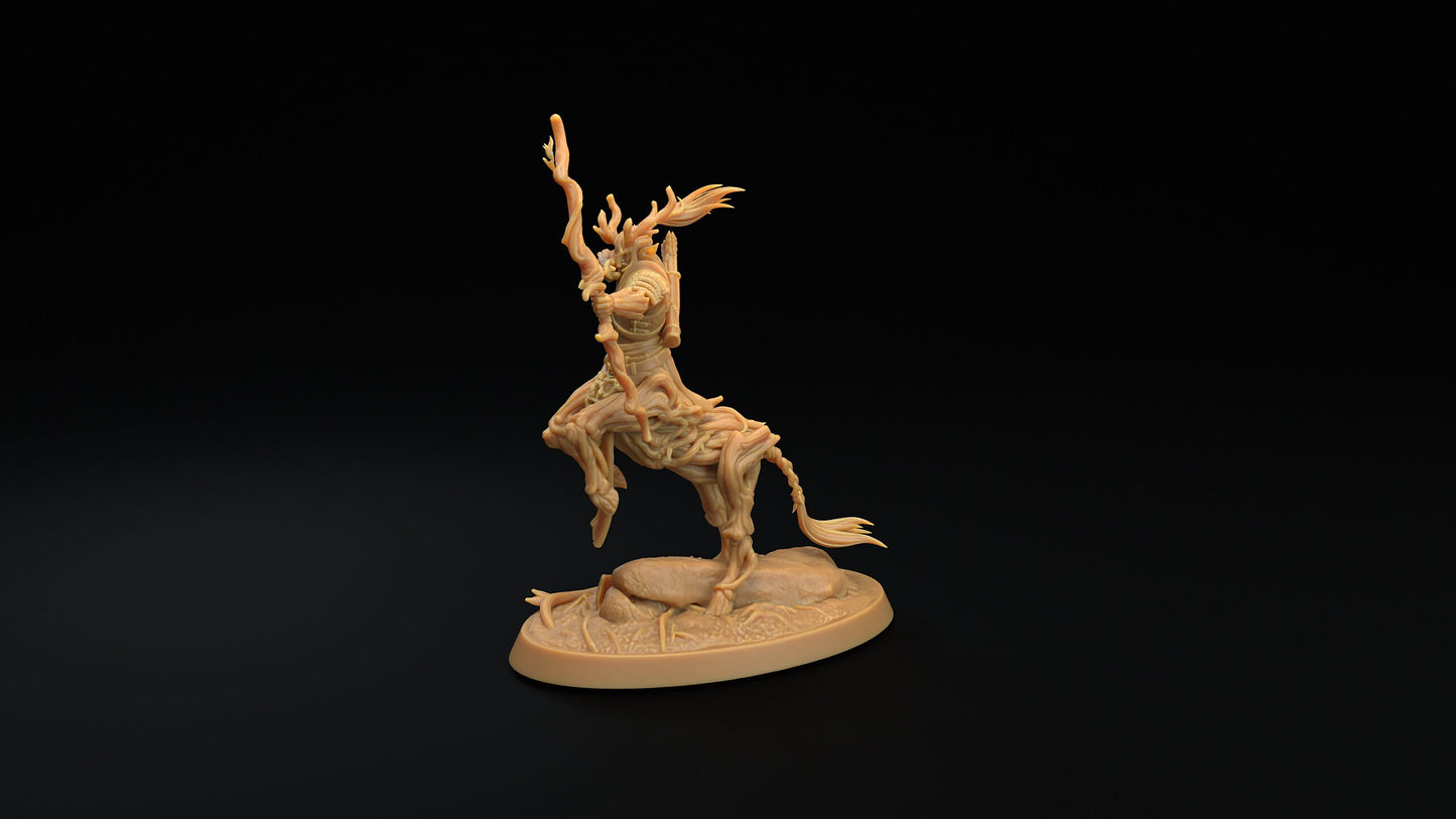 Centaur Chief | RPG Miniature for Dungeons and Dragons|Pathfinder|Tabletop Wargaming | Fey Miniature | Dragon Trappers Lodge