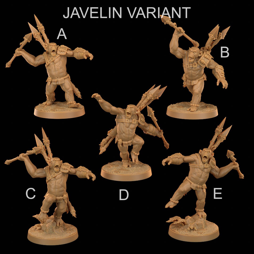 Bobokai Screamers | RPG Miniature for Dungeons and Dragons|Pathfinder|Tabletop Wargaming | Humanoid Miniature | Dragon Trappers Lodge