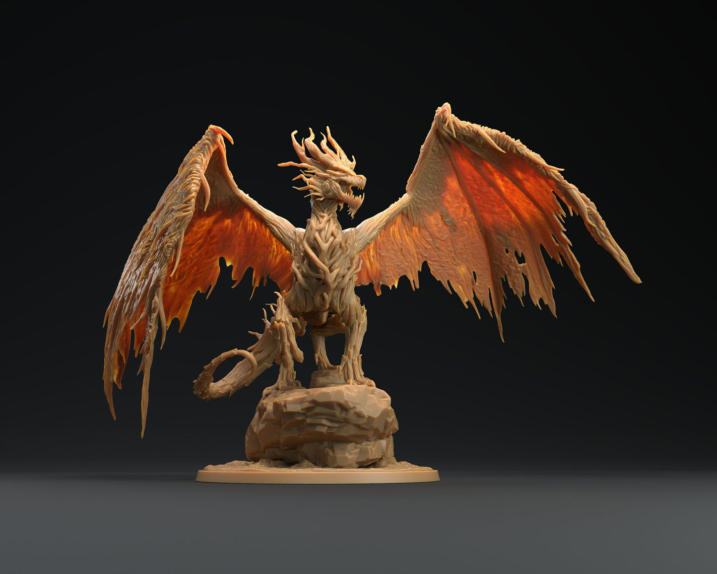 Dryagon | RPG Miniature for Dungeons and Dragons|Pathfinder|Tabletop Wargaming | Fey Miniature | Dragon Trappers Lodge