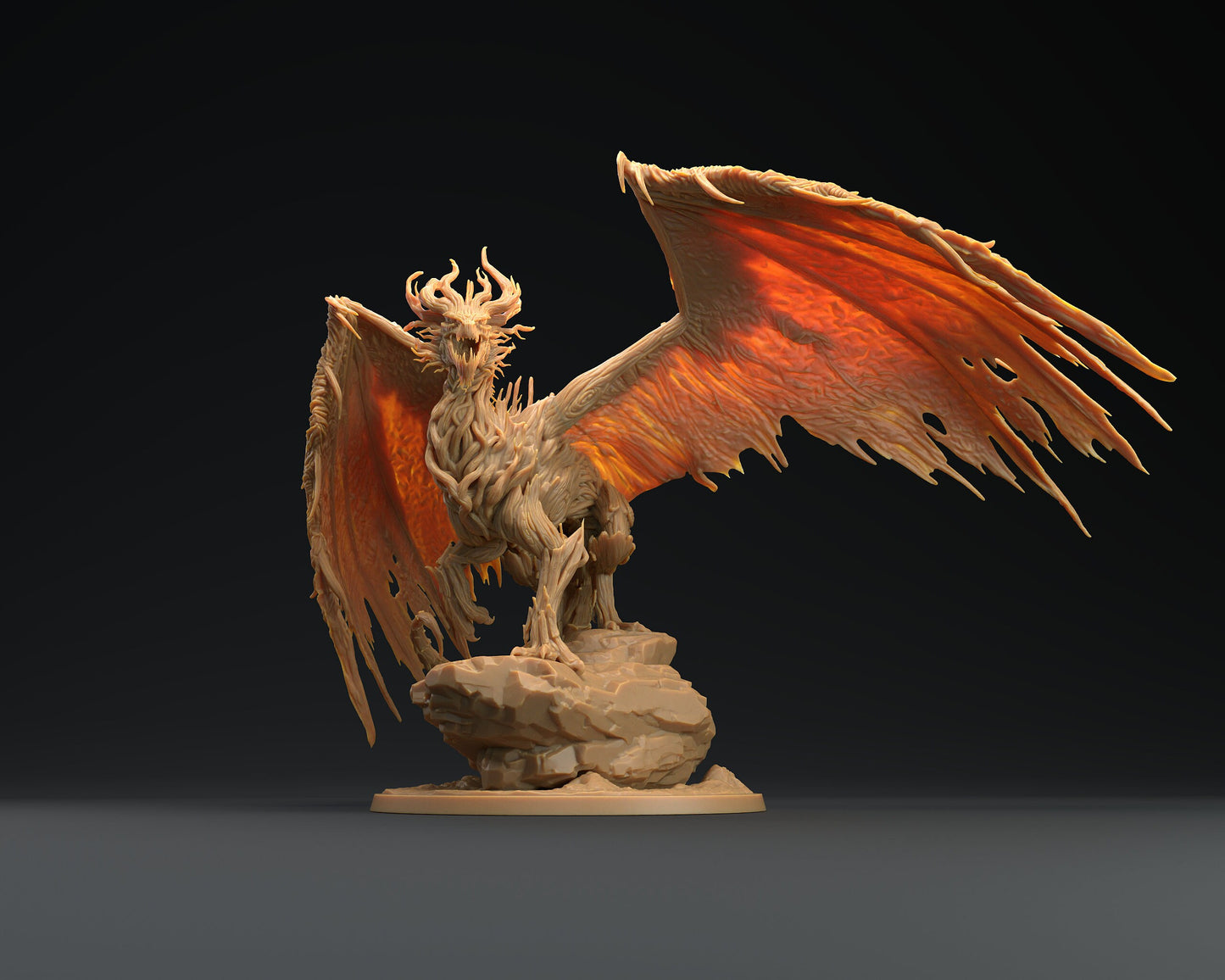 Dryagon | RPG Miniature for Dungeons and Dragons|Pathfinder|Tabletop Wargaming | Fey Miniature | Dragon Trappers Lodge