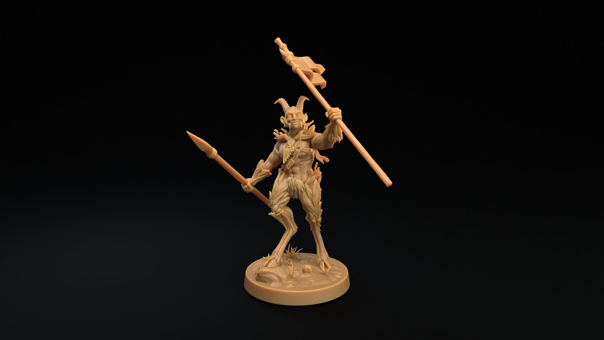 Faun Command Group | RPG Miniature for Dungeons and Dragons|Pathfinder|Tabletop Wargaming | Fey Miniature | Dragon Trappers Lodge