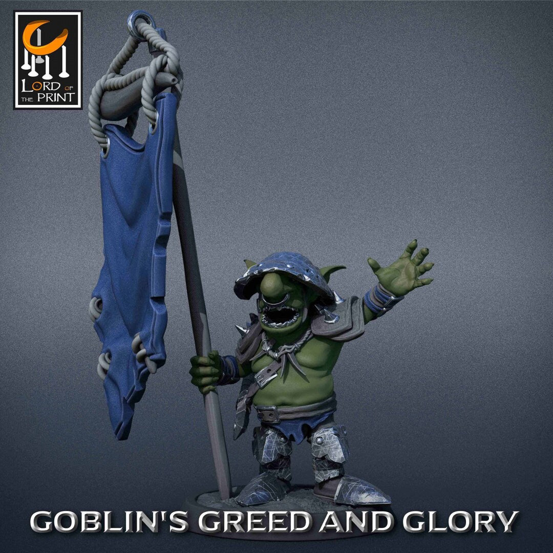 Goblin Support | RPG Miniature for Dungeons and Dragons|Pathfinder|Tabletop Wargaming | Goblin Miniature | Lord of the Print
