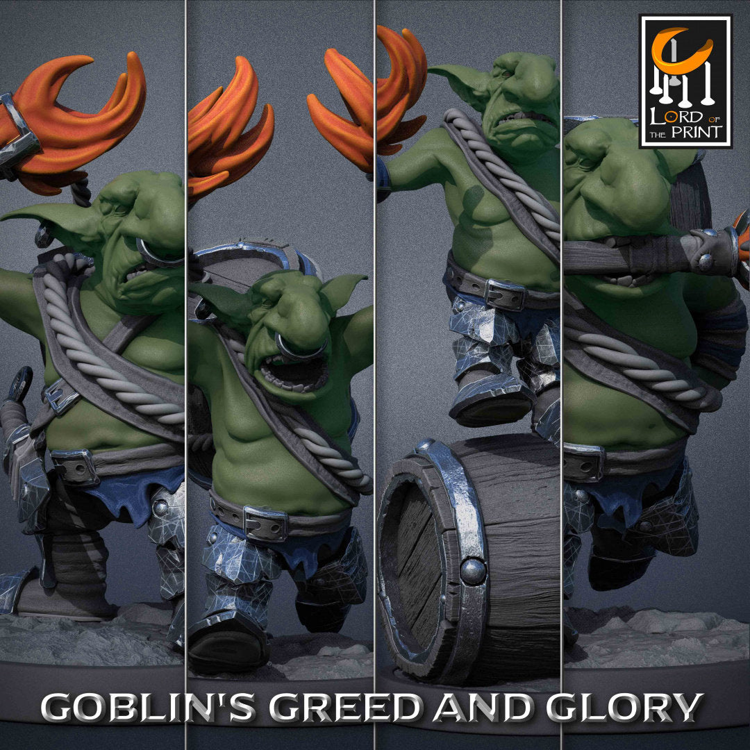 Goblin Sappers | RPG Miniature for Dungeons and Dragons|Pathfinder|Tabletop Wargaming | Goblin Miniature | Lord of the Print