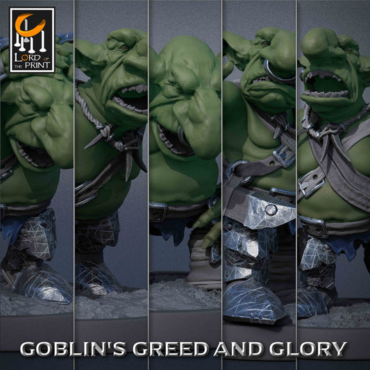 Goblins | RPG Miniature for Dungeons and Dragons|Pathfinder|Tabletop Wargaming | Goblin Miniature | Lord of the Print