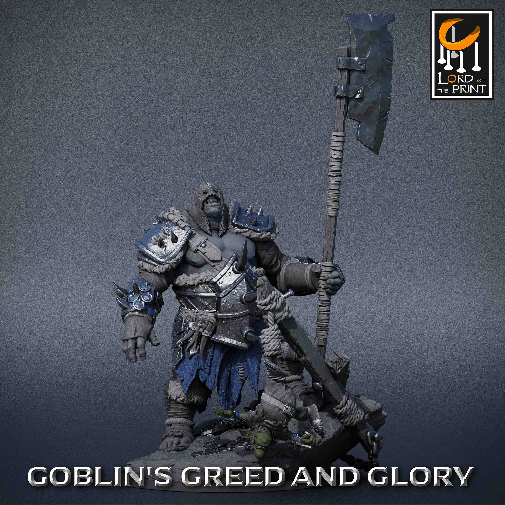 Ogres | RPG Miniature for Dungeons and Dragons|Pathfinder|Tabletop Wargaming | Ogre Miniature | Lord of the Print