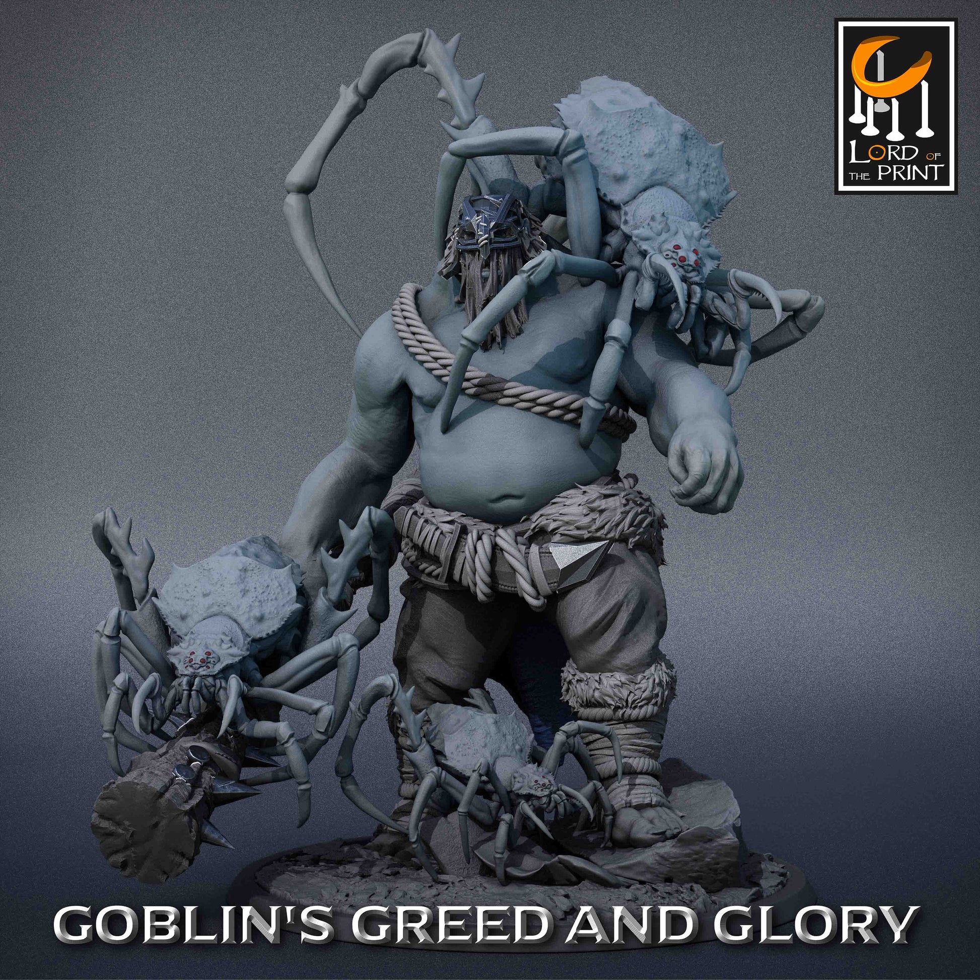 Ogres | RPG Miniature for Dungeons and Dragons|Pathfinder|Tabletop Wargaming | Ogre Miniature | Lord of the Print