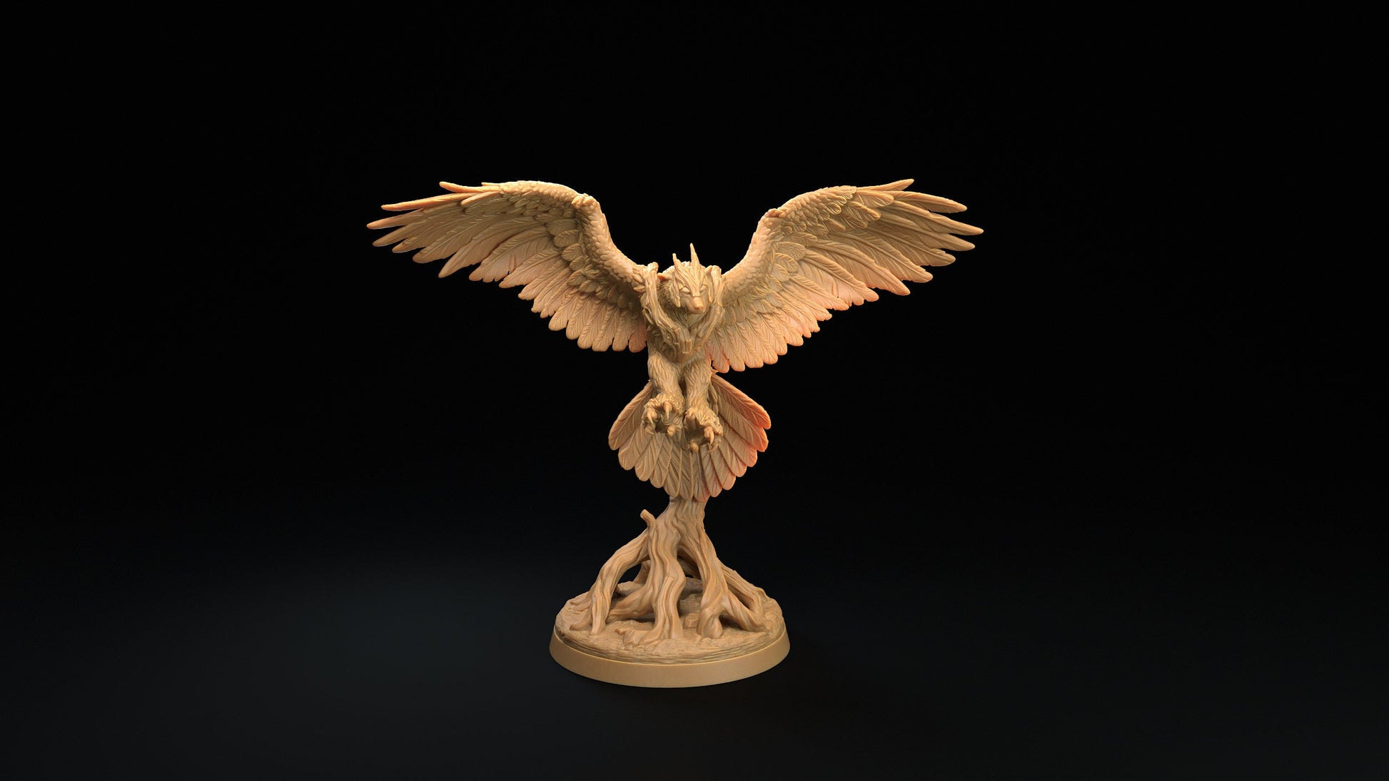 Bear Owl | RPG Miniature for Dungeons and Dragons|Pathfinder|Tabletop Wargaming | Monster Miniature | Dragon Trappers Lodge