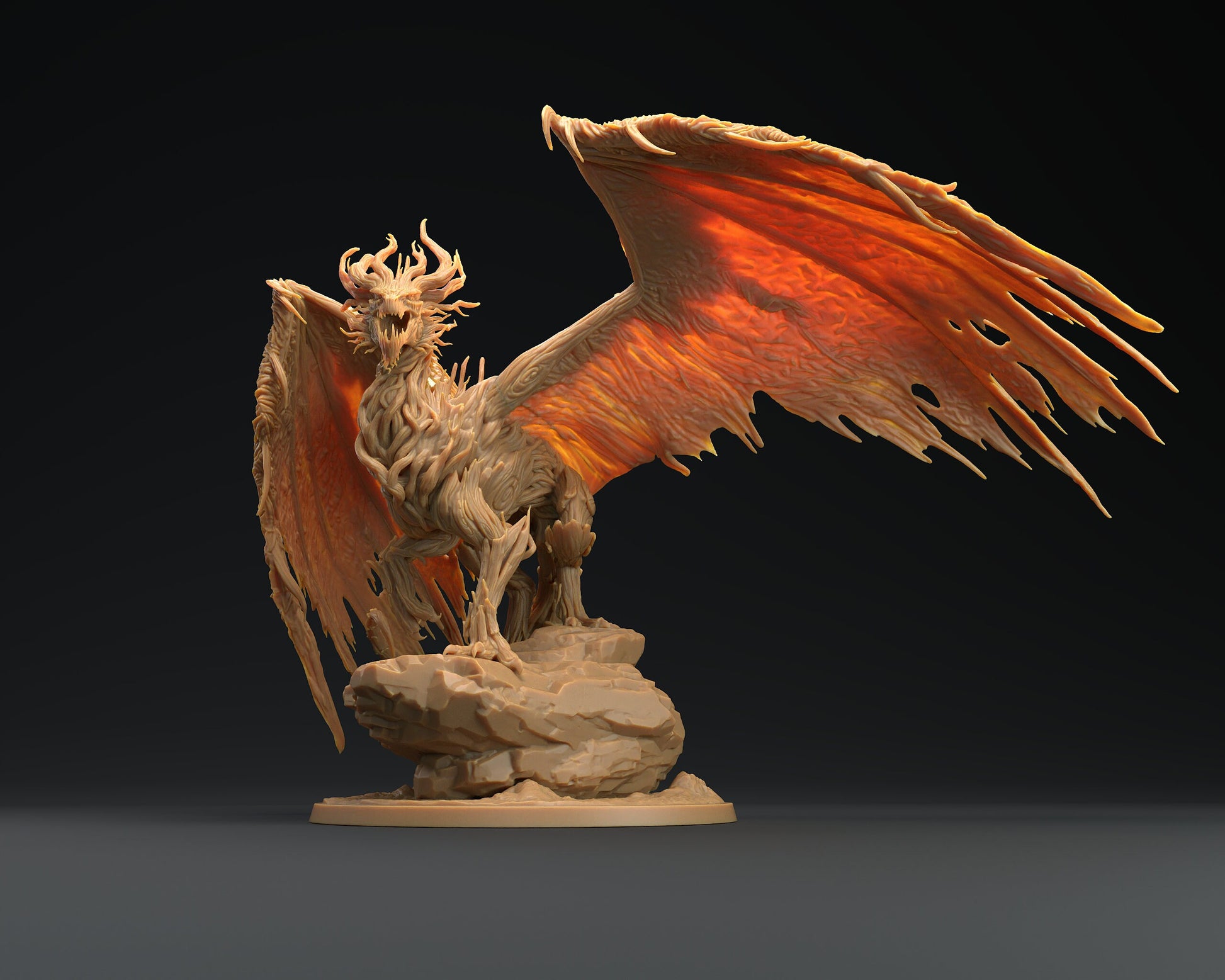 Dryagon | RPG Miniature for Dungeons and Dragons|Pathfinder|Tabletop Wargaming | Fey Miniature | Dragon Trappers Lodge
