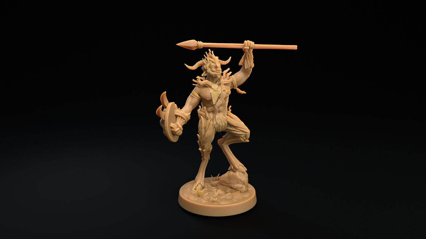 Faun Command Group | RPG Miniature for Dungeons and Dragons|Pathfinder|Tabletop Wargaming | Fey Miniature | Dragon Trappers Lodge