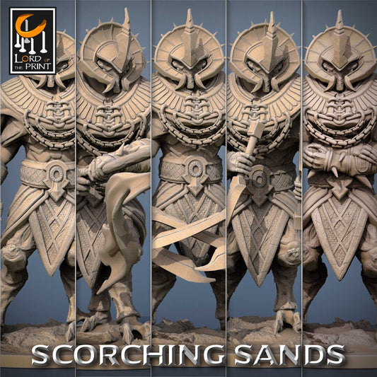 Egyptian Locust | RPG Miniature for Dungeons and Dragons|Pathfinder|Tabletop Wargaming | Humanoid Miniature | Lord of the Print