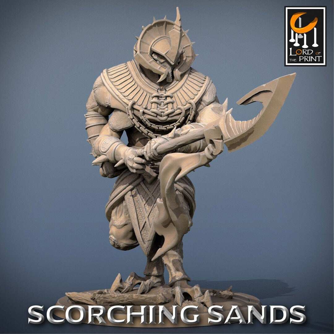 Egyptian Locust | RPG Miniature for Dungeons and Dragons|Pathfinder|Tabletop Wargaming | Humanoid Miniature | Lord of the Print