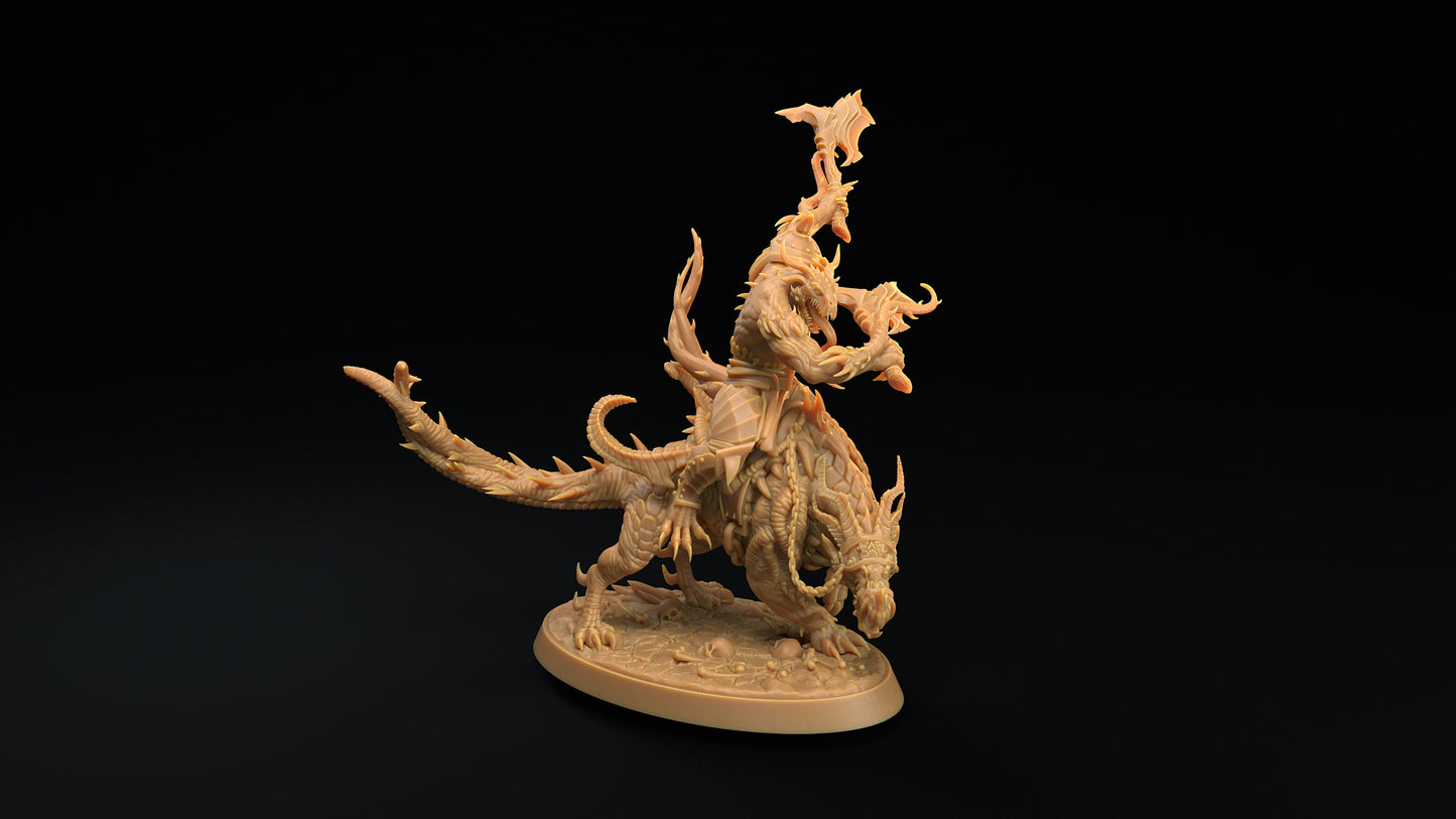 Abyssal Wardrake | RPG Miniature for Dungeons and Dragons|Pathfinder|Tabletop Wargaming | Demonic Miniature | Dragon Trappers Lodge