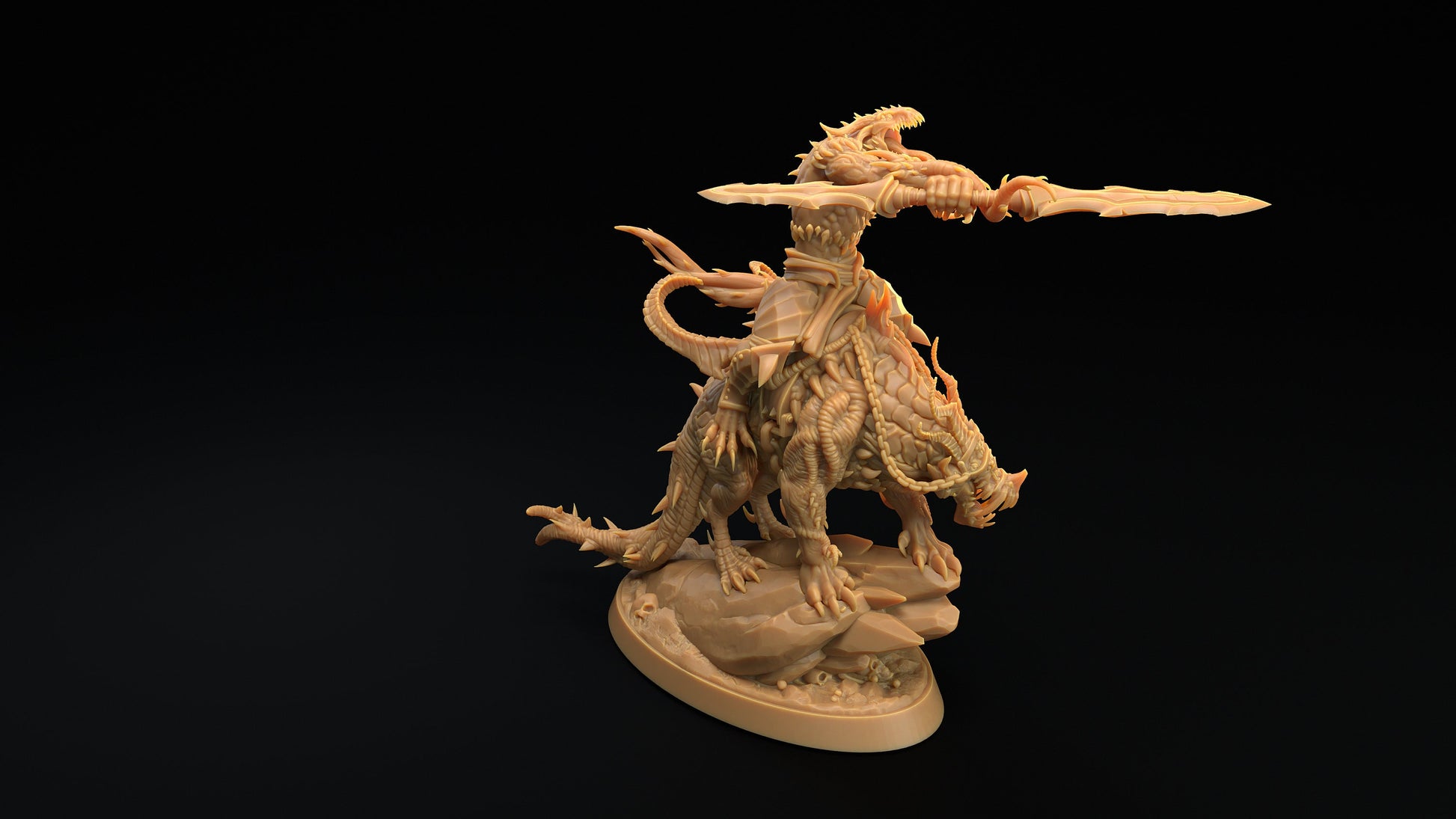 Abyssal Wardrake | RPG Miniature for Dungeons and Dragons|Pathfinder|Tabletop Wargaming | Demonic Miniature | Dragon Trappers Lodge