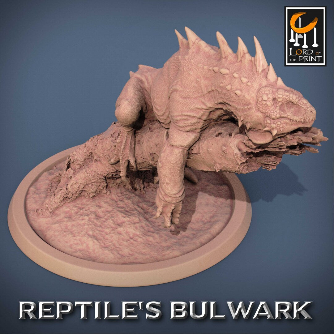Crested Varan | RPG Miniature for Dungeons and Dragons|Pathfinder|Tabletop Wargaming | Dinosaur Miniature | Lord of the Print