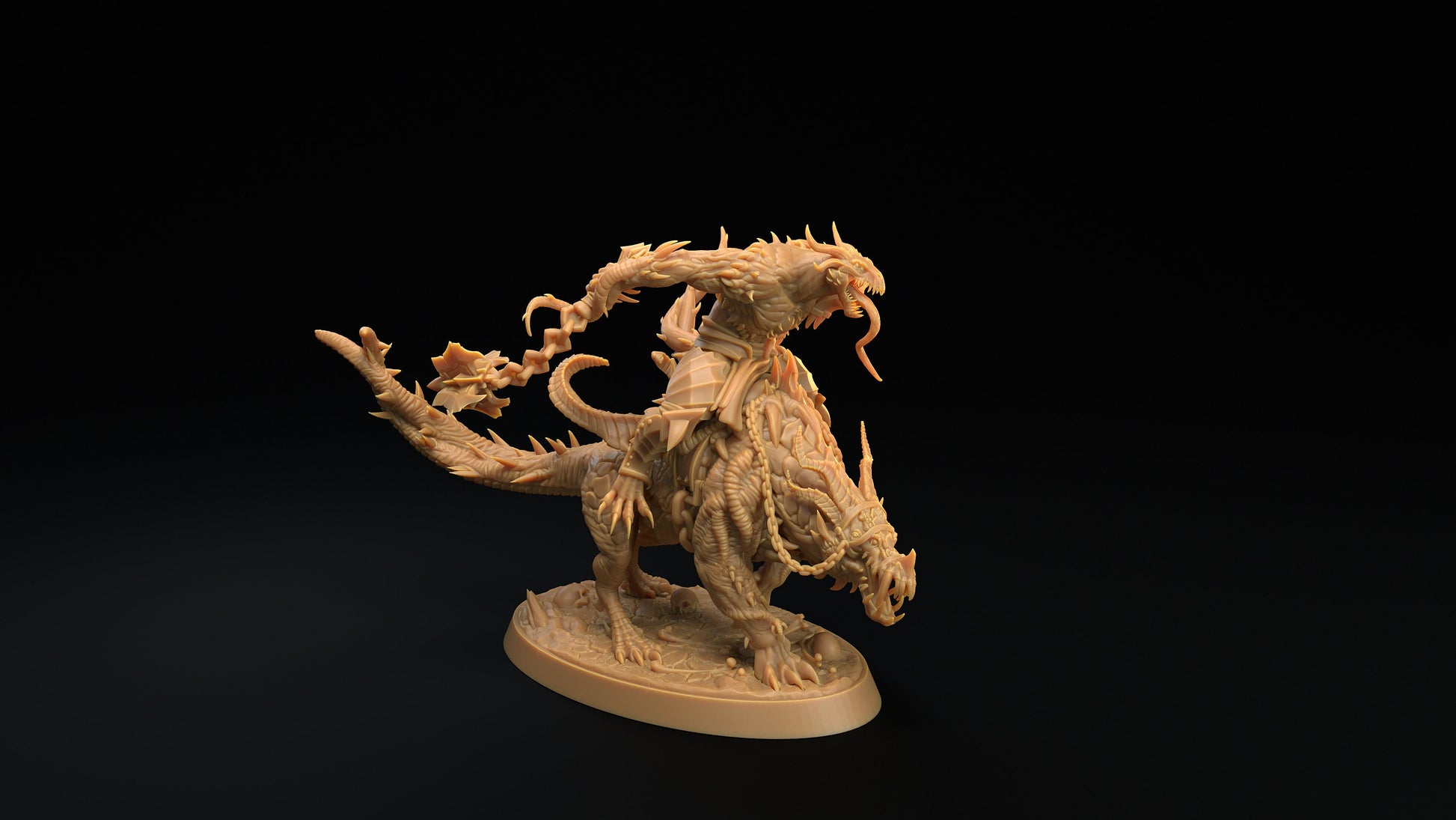 Abyssal Wardrake | RPG Miniature for Dungeons and Dragons|Pathfinder|Tabletop Wargaming | Demonic Miniature | Dragon Trappers Lodge