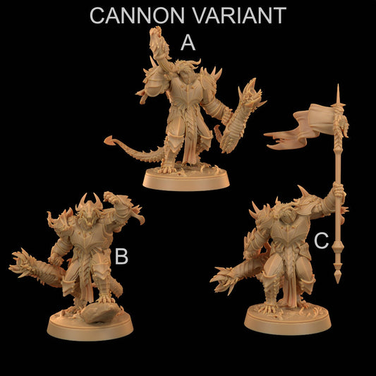 Drakoth Command Group | RPG Miniature for Dungeons and Dragons|Pathfinder|Tabletop Wargaming | Demon Miniature | Dragon Trappers Lodge