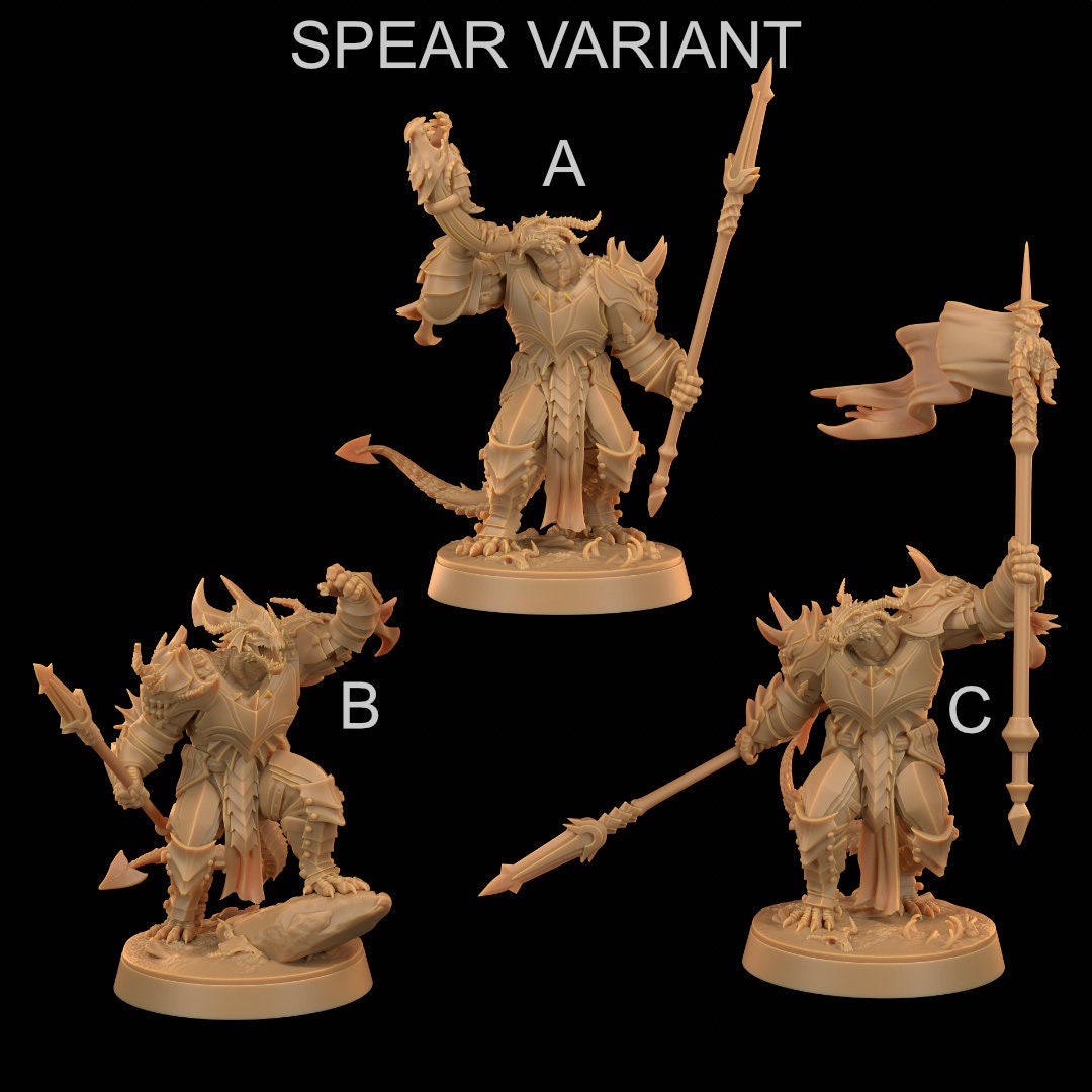 Drakoth Command Group | RPG Miniature for Dungeons and Dragons|Pathfinder|Tabletop Wargaming | Demon Miniature | Dragon Trappers Lodge