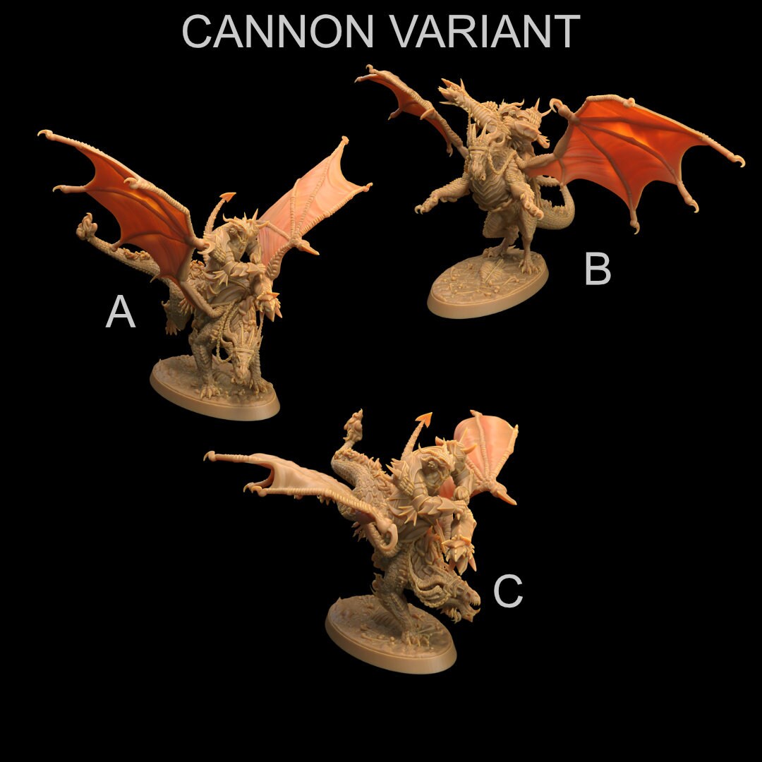 Infernal Wardrake | RPG Miniature for Dungeons and Dragons|Pathfinder|Tabletop Wargaming | Demonic Miniature | Dragon Trappers Lodge