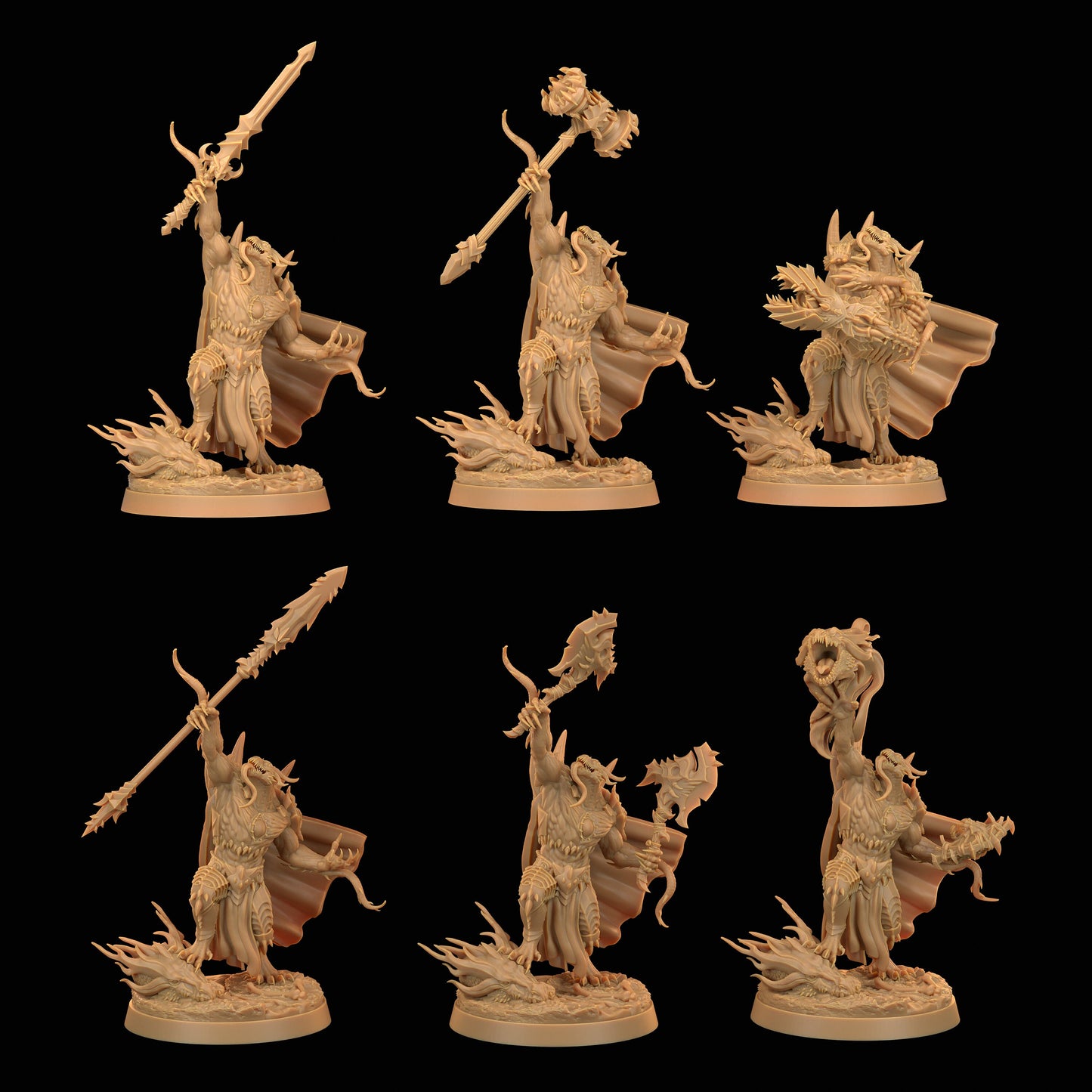 Defiler Zealot | RPG Miniature for Dungeons and Dragons|Pathfinder|Tabletop Wargaming | Demon Miniature | Dragon Trappers Lodge